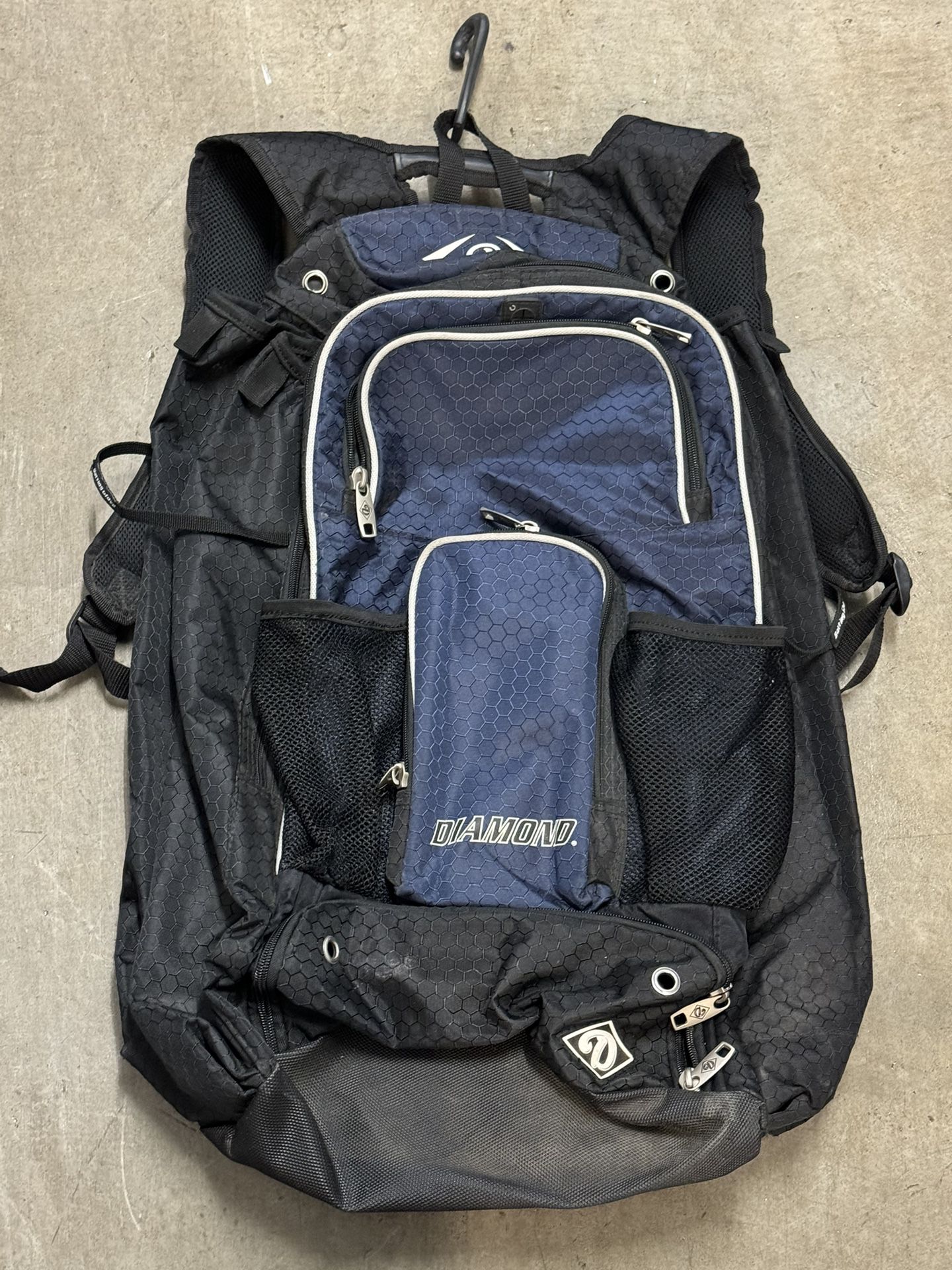 Diamond Sports IX3 Baseball Bat Backpack Blue/Black NEW Softball ⚾️  Bag