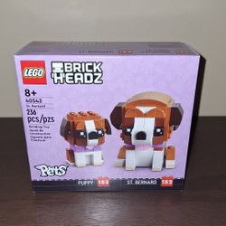Lego Brick Headz Pets St.Bernard 
