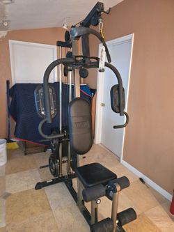 Full weight bench and weights