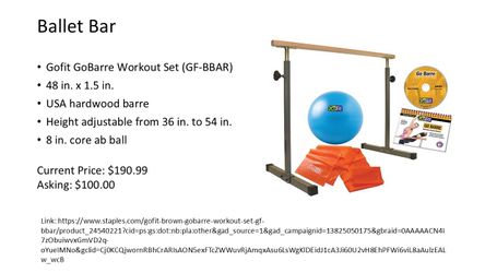 Ballet/Fitness Barre