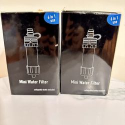 New Outdoor Water Filter 2 for $3 | Good for Camping (Beaverton pickup)