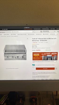 Turbo 32” 4 Burner Built-In BBQ Grill