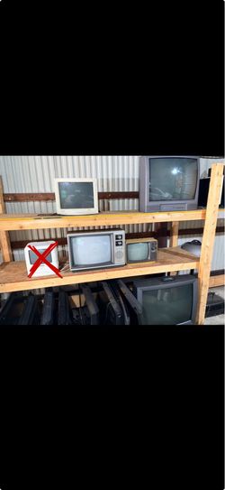 CRT tube TVs and flatscreens