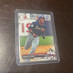 Ronald Acuna Rookie RC 2017 MLB Rookie Card RC