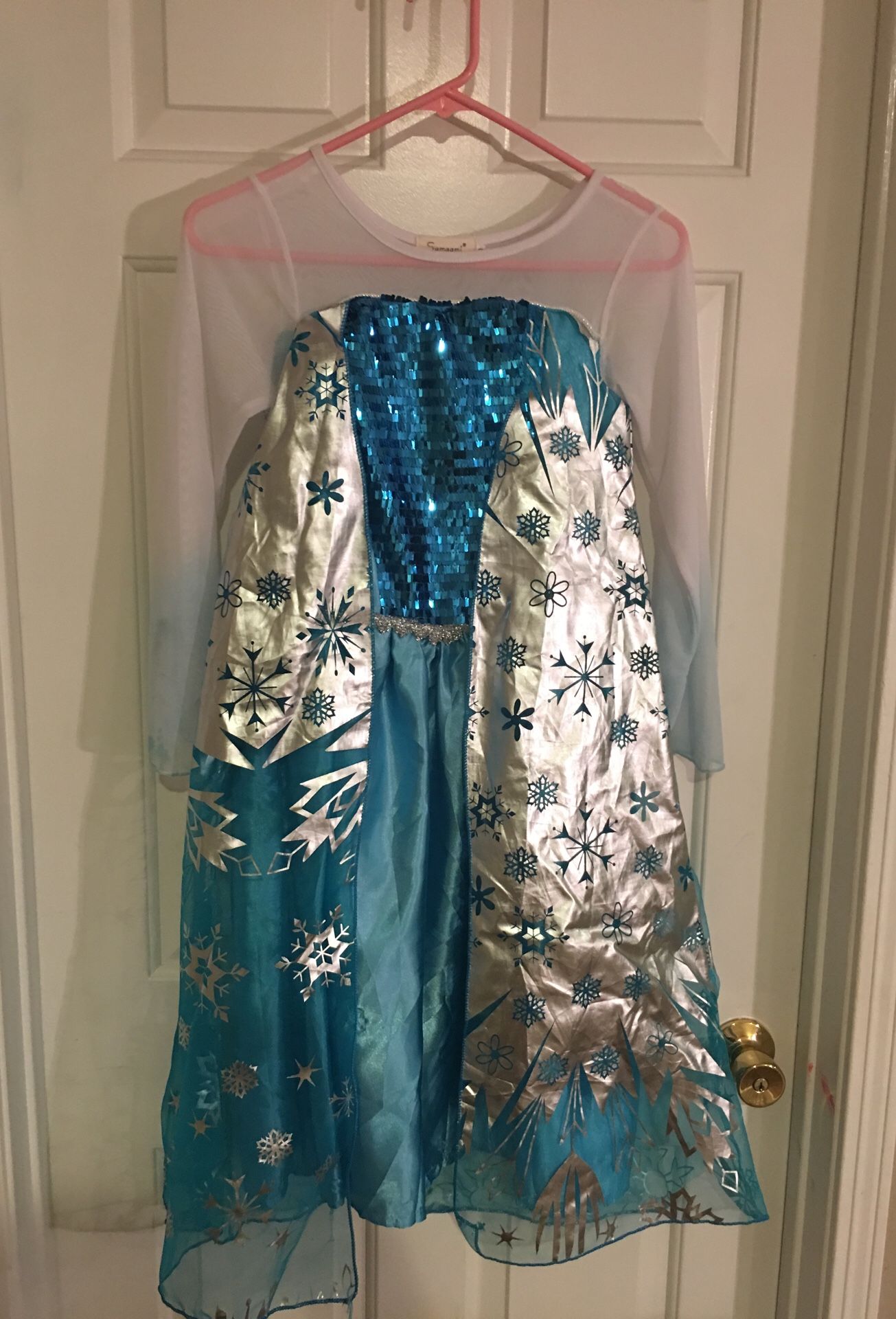 Frozen size 10 Dress Halloween costume Elsa