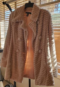INC FAUX FUR COAT EXCELLENT CONDITION