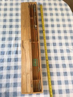 Antique Bamboo Fly Rod Tokyo 4 & 5 Piece Japan Rare In Original Wooden Box  for Sale in Fresno, CA - OfferUp
