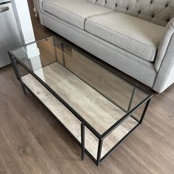 Metal Frame Coffee Table
