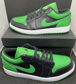 Nike Air Jordan 1 Low Lucky Green Size 10  New