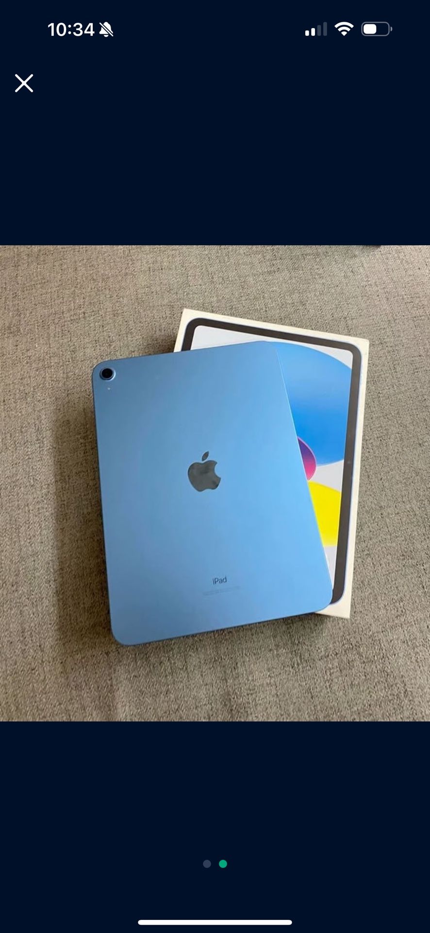 Apple 11-inch iPad A16 chip with Wi-Fi - 128GB - Blue