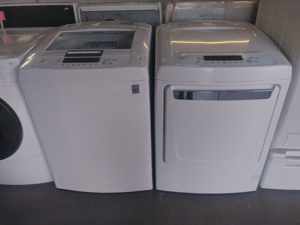 Lg Top Load Washer And Dryer