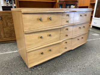 KENT COFFEY Vintage Blonde “The Pilot” 4-Drawer Low Dresser
