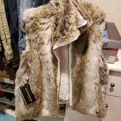 Fur Lady Vest Brand New 