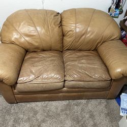Leather Couch 