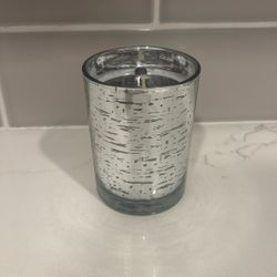 Thymes Forest Birch Candle In Metallic Holder