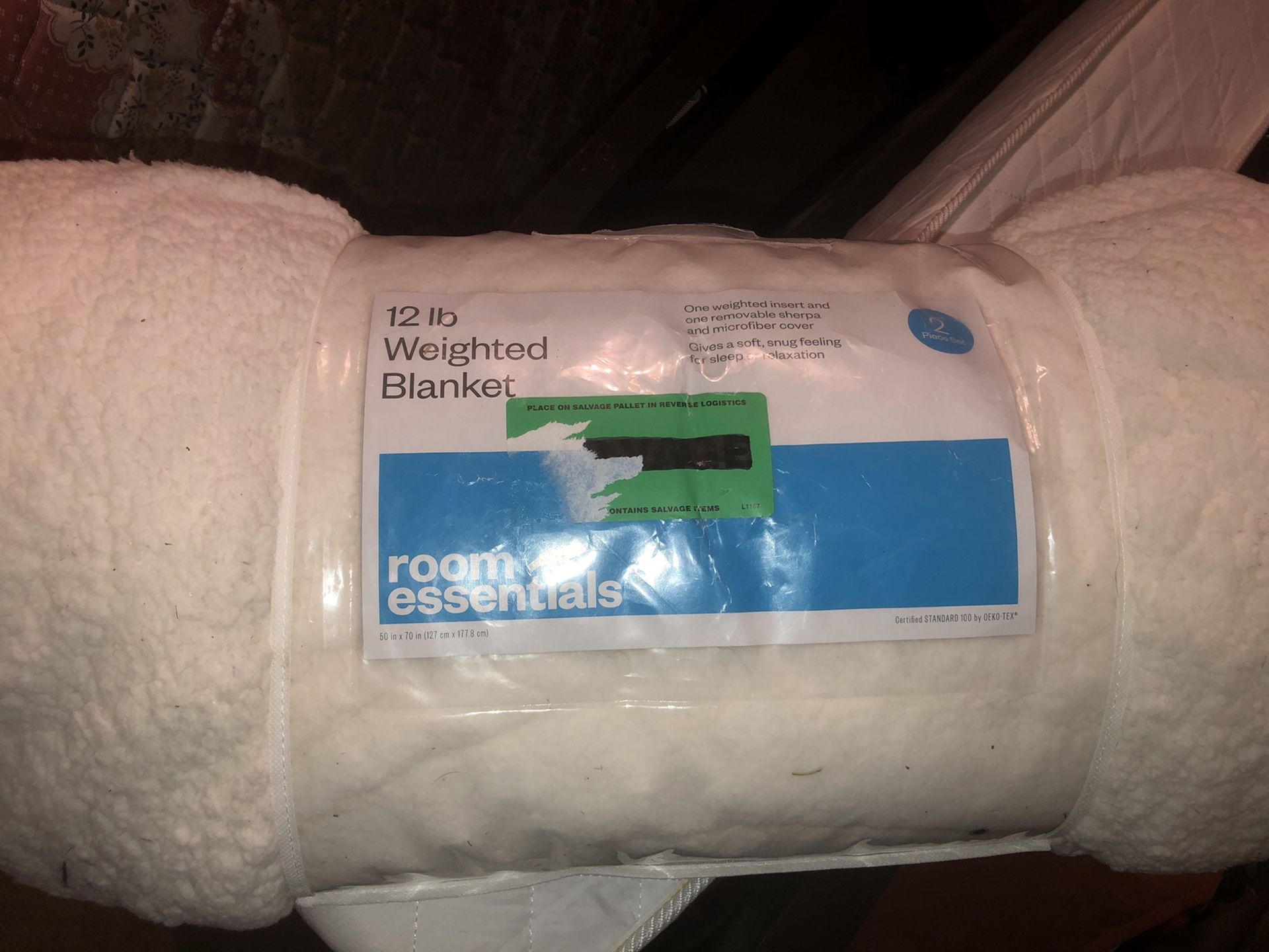 12 lb weighted blanket