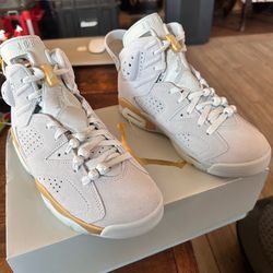 ♥️♥️ Brand New AIR JORDAN 6 RETRO PEARL Tennis Shoes Size 6 1/2 Women’s ♥️♥️