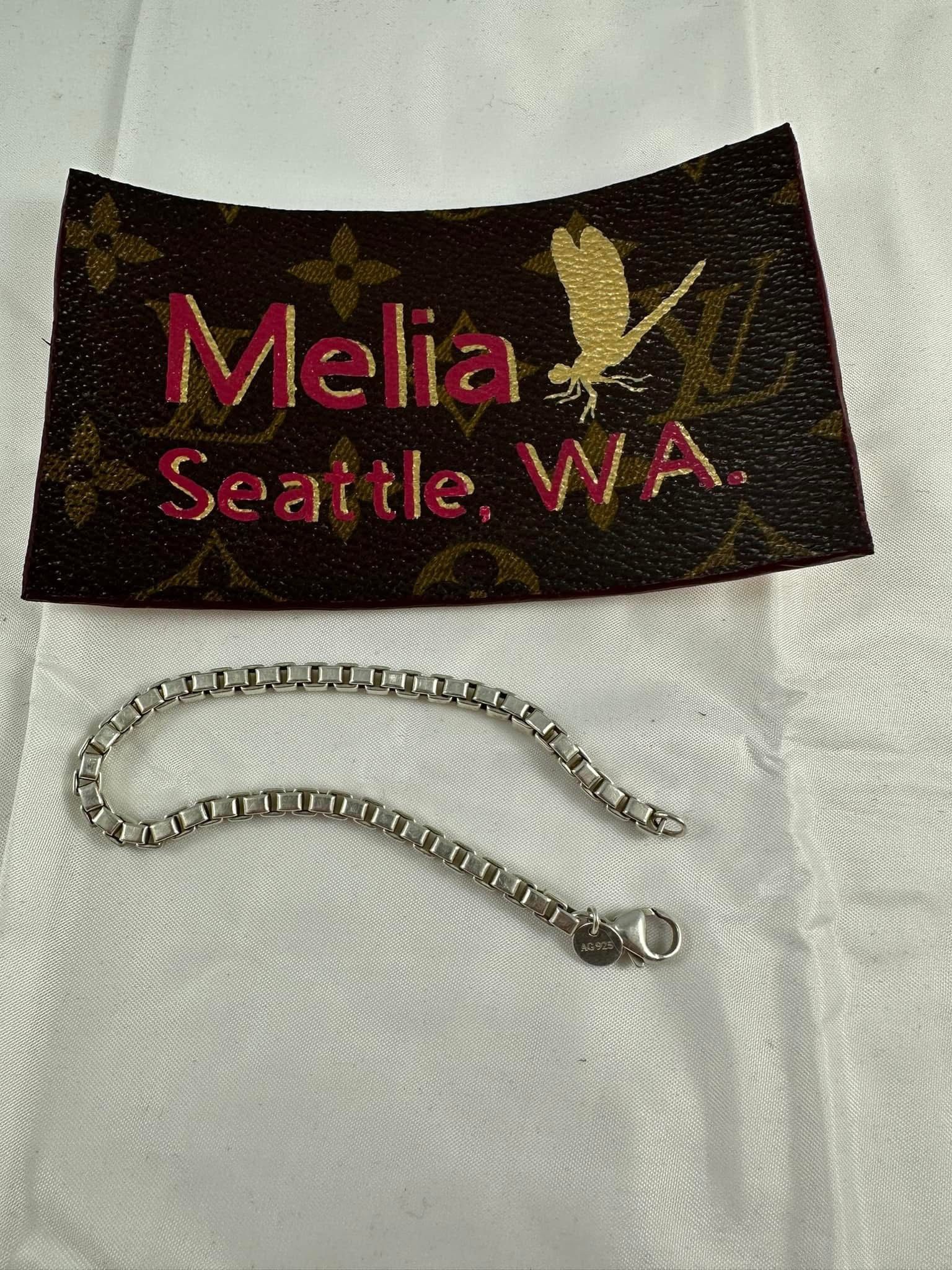 Tiffany Venetian Silver Bracelet 7.5