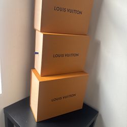 Authentic Louis Vuitton Boxes – Set of 3