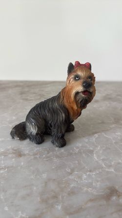 Yorkshire Terrier Dog Figurine
