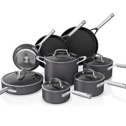 Ninja C39600 Foodi NeverStick Premium Hard-Anodized 13-Piece Cookware Set