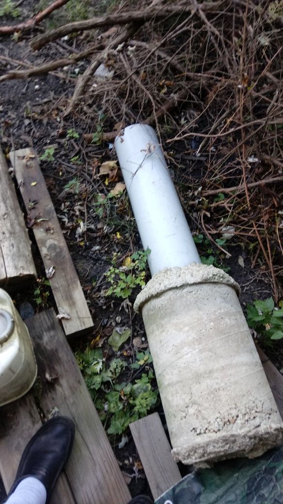 Concrete. Mail box --barrier--anchor