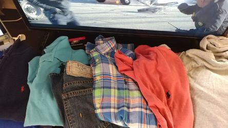 8 peice ralph Lauren polo lot boys 14/16