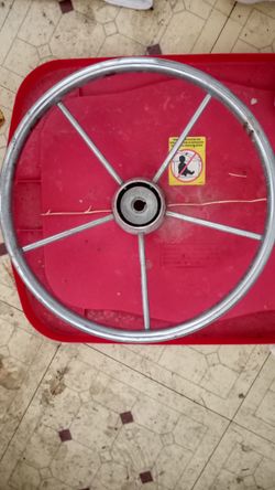 Stainless Steel Boat Steering Wheel