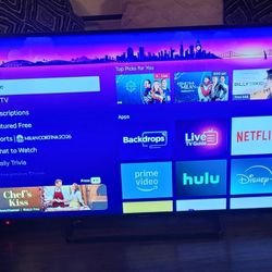 50 inch Tv with 4k Roku stick