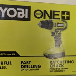 Ryobi Cordless Drill Kit With Battery And Charger. Brand New!