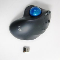 Logitech Trackman Logi M570 Wireless Trackball Mouse & USB Receiver
