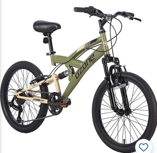 Ozone 500 Kids' Shock Force 20 In
7-Speed Mountain Bike