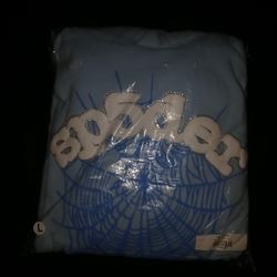 Light Blue Rhinestone Hoodie 