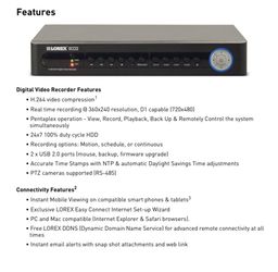 Lorex Home security surveillance system- 5 Cameras
