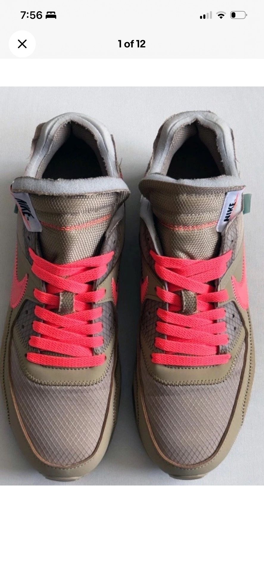 Off White Desert Ore Size 9