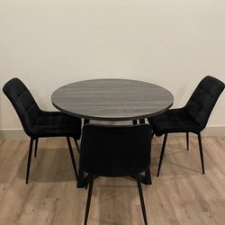 Mid Century Kitchen Table 4 Chairs 