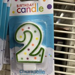 2 Birthday Party Candle 
