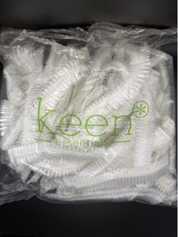 Clear disposable shower caps (50)