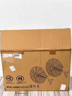 Industrial Wall Mount Fan 2-Pack