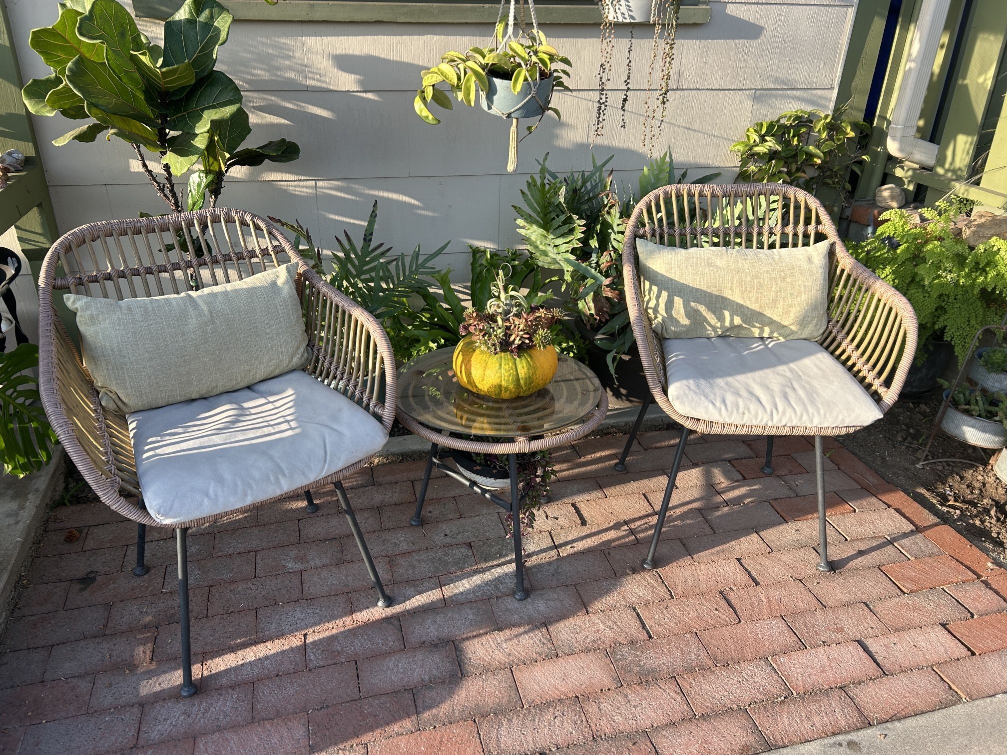 2 person Outdoor Seating Patio chair Set