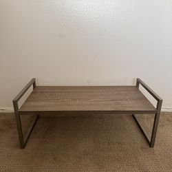 Wood/Metal Shelf For Home Decor or Shoes
