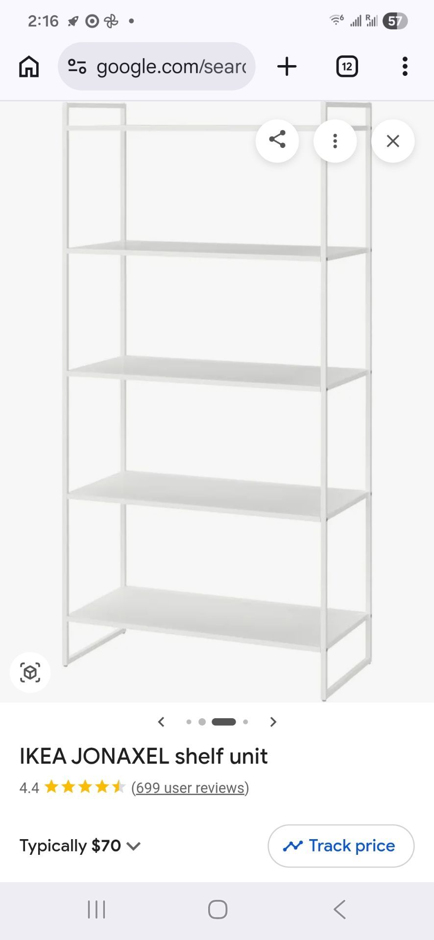 Ikea closet unit