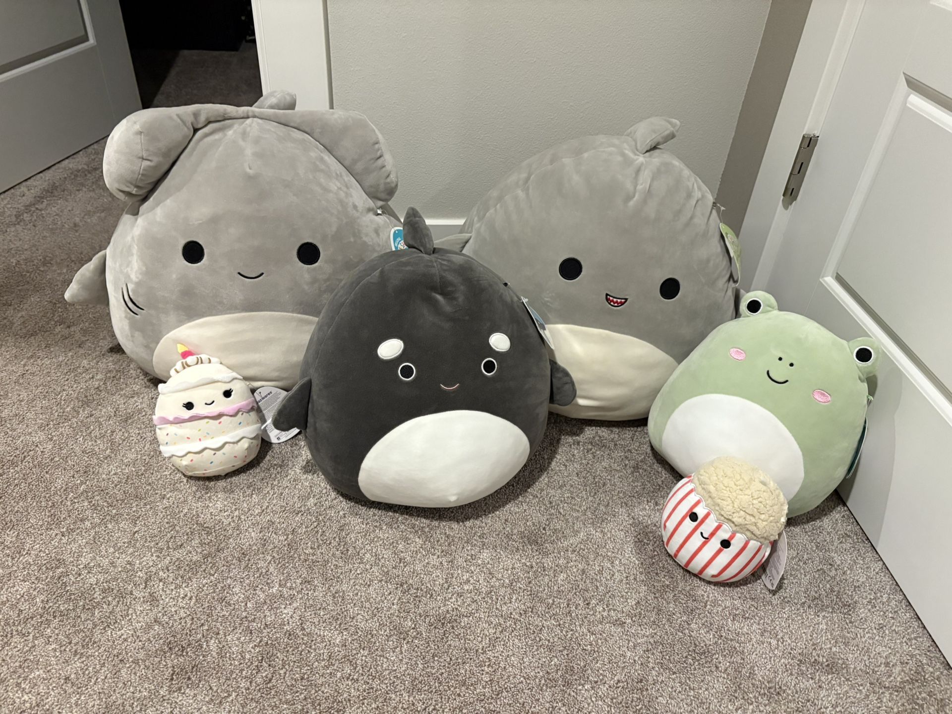 Brand New Squishmallows.  All Have Tags