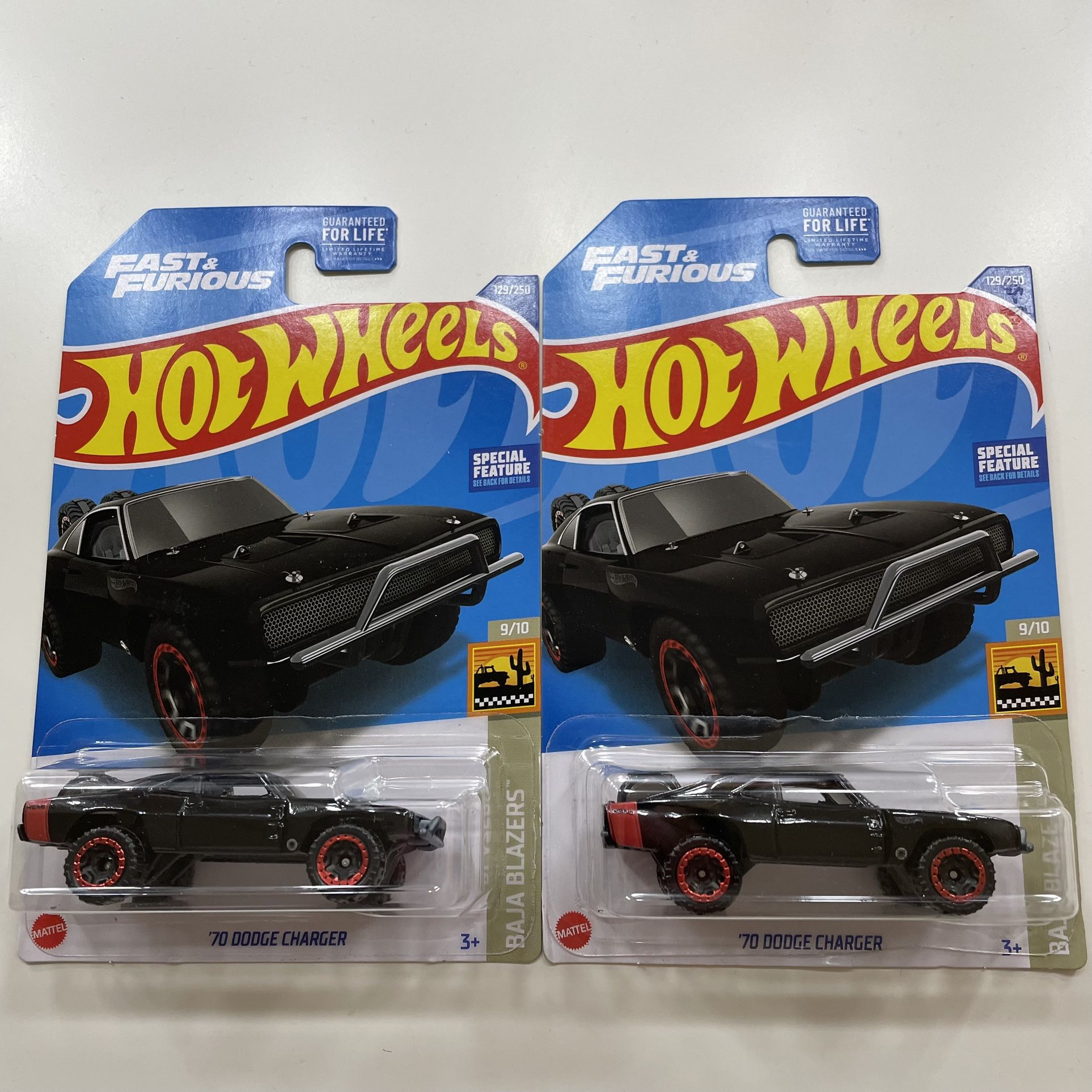 Hot Wheels Fast and Furious Dodge Charger Lot of 2