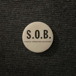 Vintage SOB Lapel Pin (Smooth Operating Bachelor)
