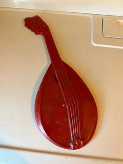 Royal Cast metal Mandolin Wall Hanging 18" Vintage Retro Decor