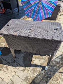 Wicker cooler