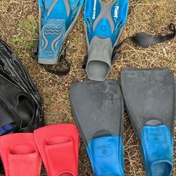 Big Lot Swimming Fins/ Swimming Equipment 