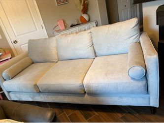 Modern style couch light grey