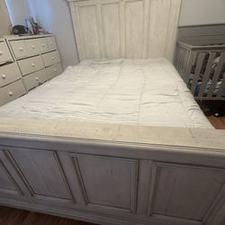Queen Size Headboard And Bed frame 